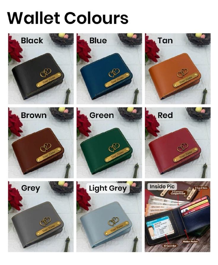 Engraved Name Wallet | Premium Customized Wallet