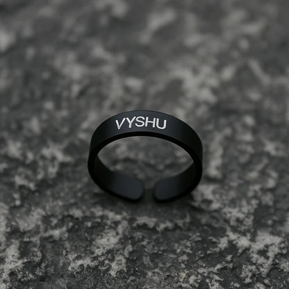 Personalized Name Engraved Ring ✨ Custom Made for You