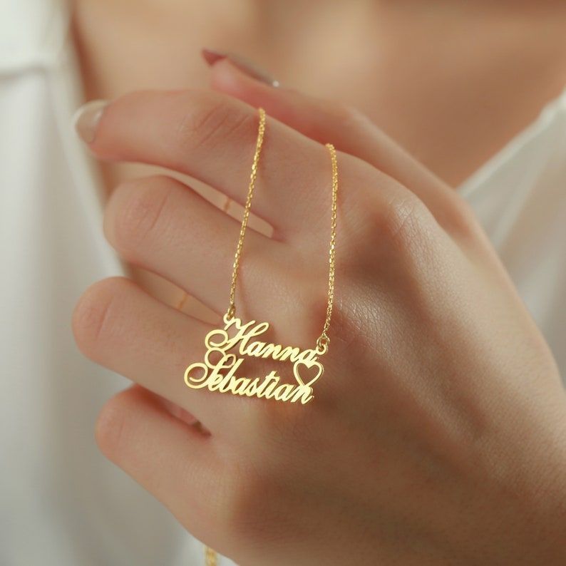 Cutomize Couple name Pendant