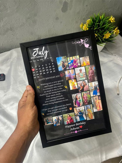 Birthday anniversry CutomizemPhoto frame